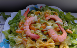 Salade de farfalles aux crevettes