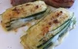 Mille feuilles de courgettes aux 2 fromages