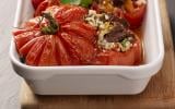 Tomates farcies au quinoa et joue de bœuf