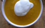 Velouté de butternut au gingembre et à la citronnelle