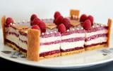 Entremets framboise - chocolat blanc