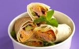 Wrap au saumon aux notes japonaises