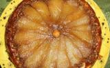 Tarte tatin aux poires et aux noix de macadamia