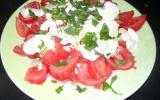 Tomates mozzarella au vinaigre de Xéres