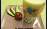 Smoothie mangue avocat et lait d'amande