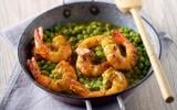 Curry aux petits pois et aux crevettes