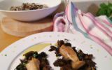 Cuisses de chapon aux morilles et Riesling