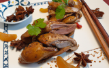 Canard mariné au miel et cinq épices