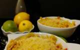 Crumble de mangue au citron vert maison