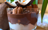 Verrine chocolat-noix de coco