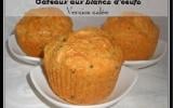 Gâteaux salés aux blancs d'œufs