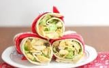 Wraps de poulet au curry