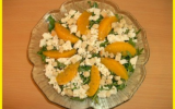 Salade de roquette aux oranges et féta
