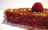 Tarte mousse chocolat  framboises