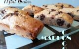 Mini cakes gourmands marrons coco