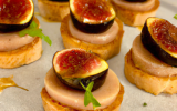 Bouchées de foie gras aux figues