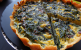 Quiche aux épinards et au Bleu d'Auvergne