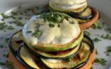 Tatin de courgettes au camembert