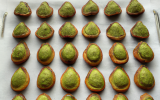 Mini madeleines pesto verde et pesto rosso