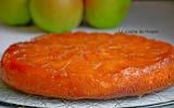 Gâteau tatin aux pommes caramélisées parfumé à la poudre de combava