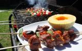 Brochettes Canard Miel