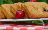 Financiers cerise au beurre de verveine