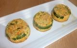 Timbales aux carottes et aux courgettes