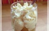 Verrine de poires caramélisées et mousse de foie gras