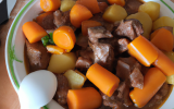 Ragoût de bœuf aux carottes et pommes de terre