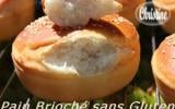 Pain brioché sans gluten