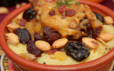 Tajine poulet raisins secs blancs