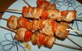 Brochettes de dinde à la sauce sojà