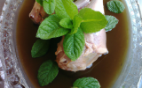 Compote de lapin en gelée à la menthe