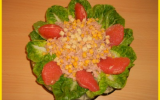 Salade de thon, maïs et pamplemousse