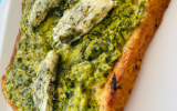 Toast omelette pesto marine