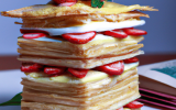 Mille-feuilles aux fraises