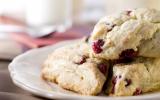 Scones aux cranberries et à l'orange