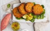 Galettes de lentilles et patates douces