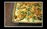 Quiche champignons et cerfeuil sans lactose