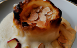 Aumoniere de pommes fondantes et crème d'amandes