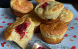 Muffins, cœur coulant confiture de lait