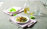 Penne Rigate au pesto Genovese et saumon frais