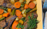 Casserole d'agneau aux carottes