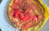 Omelette à la tomate