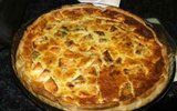 Quiche au saumon et aux pointes d'asperges