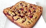 Cookie-crumble rhubarbe et framboises au Thermomix