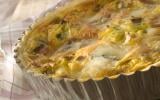 Quiche de poireau au morbier