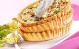 Tarte basquaise aux sardines pimentées