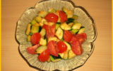 Poêlée de courgettes et tomates à l'ail