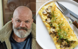 “C’est pas si facile que ça” : Philippe Etchebest nous livre ses astuces de chef pour réussir l’omelette aux champignons